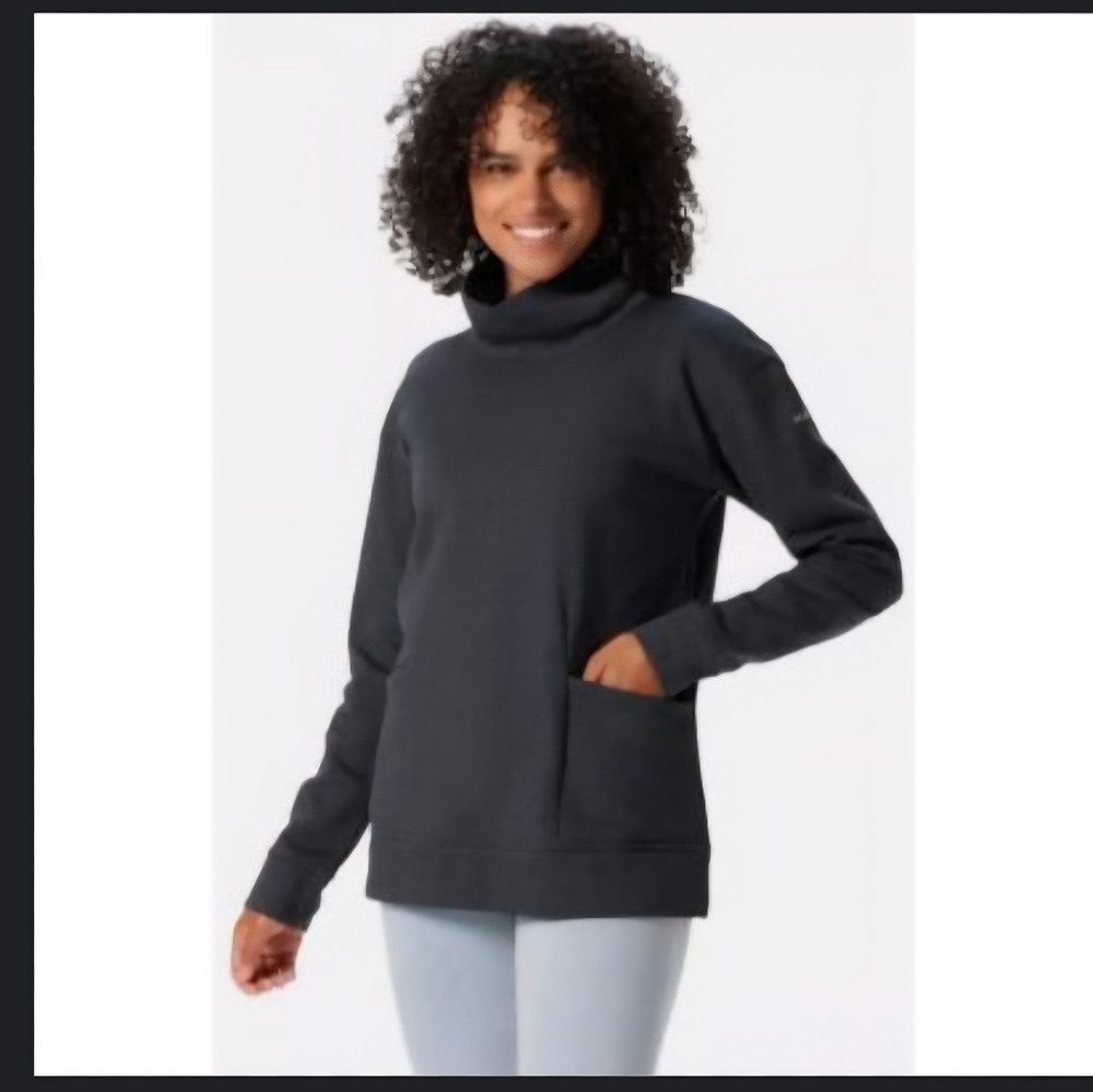 New Columbia Lodge Fleece Pullover Sweater Sz XXL Grey Black